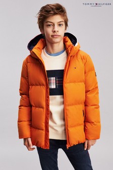 tommy hilfiger jacket orange