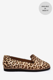 Footwear Women Loafer Animal Shoes