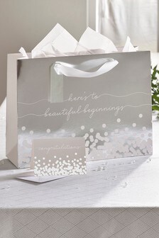 silver bridesmaid bag