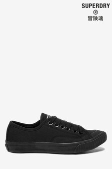 superdry white canvas pumps