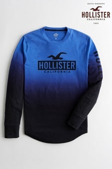 blue hollister shirt