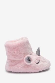 Pink Unicorn Slipper Boots