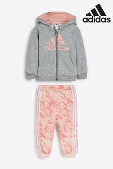 adidas tracksuit baby pink