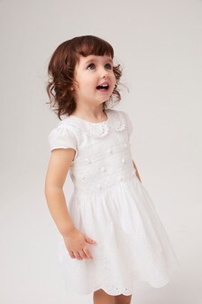 next girls white dress