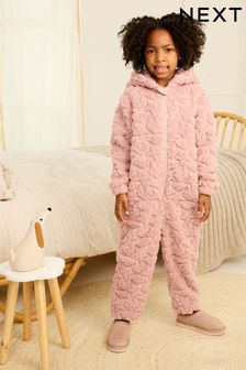 Pink Star Fleece All-In-One (1.5-16yrs)