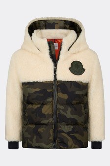 Moncler エンファント ボーイズ カモ ジャケット