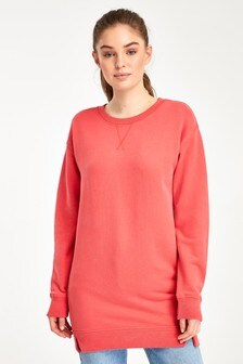 ladies longline sweatshirts