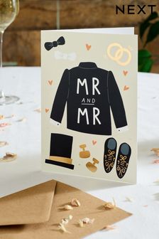 Multi Multi Mr & Mr Wedding Card