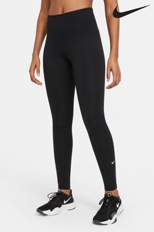 nike black shiny leggings