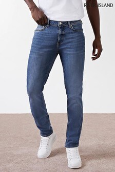 rustic blue mens jeans