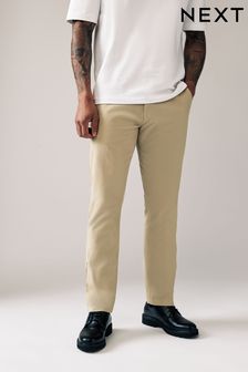 Stone Stretch Chino Trousers