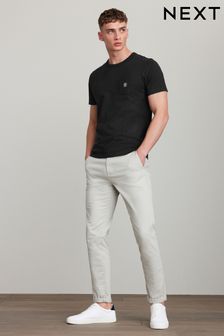 Light Stone Stretch Chinos Trousers