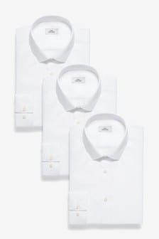 White 3 Pack Shirts