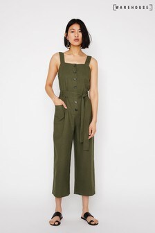 warehouse green jumpsuit