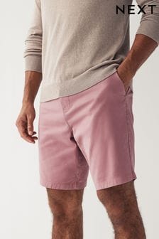 Pink Stretch Chinos Shorts
