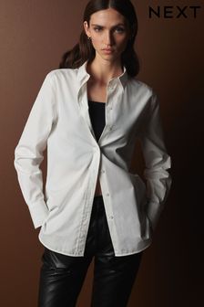 White Premium Long Sleeve Shirt