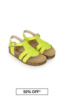 Bonpoint Baby Girls Yellow Sandals