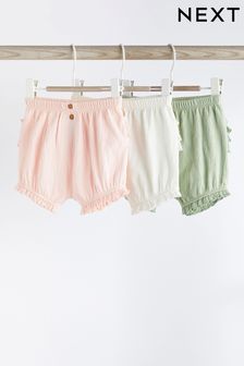 Pink Baby Shorts 3 Pack