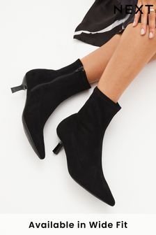 Black Forever Comfort® Ankle Sock Boots