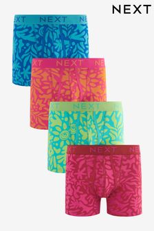 Bright Colour Contrast Pattern A-Front Boxers