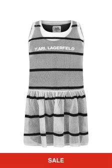 Karl Lagerfeld女の子ホワイトドレス