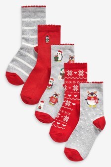 girls red frilly socks