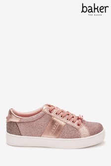 rose gold girls trainers