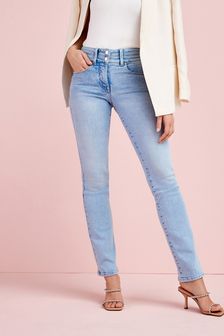 Bleach Blue Lift, Slim And Shape Bootcut Jeans