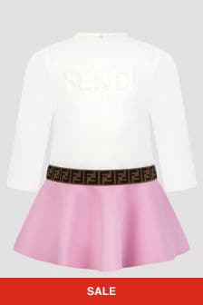 Fendi Kids Baby Girls Pink Dress