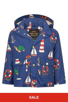 Mini Rodini Boys Navy Jacket