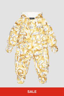 Versace Baby Baroccoflage Print Snowsuit
