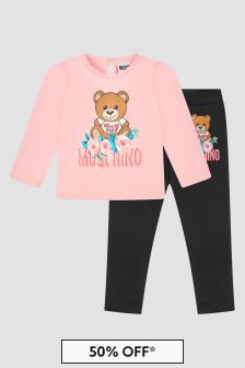 Moschino Kids Baby Girls Pink Set
