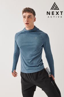Blue Hoodie Next Active Gym Tops & T-Shirts