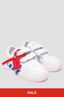 حذاء رياضي أبيض للأولاد من Off White