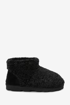 Black Borg Slipper Boots