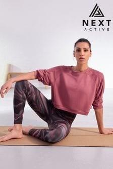 Coral Pink Active High Rise Sports Sculpting Leggings