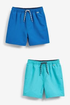 Cobalt/Turquoise Swim Shorts 2 Pack (1.5-16yrs)