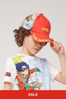 قبعة كاب برتقالي هاواي للأولاد من Marc Jacobs