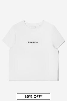 Givenchy Kids White Interlock T-Shirt