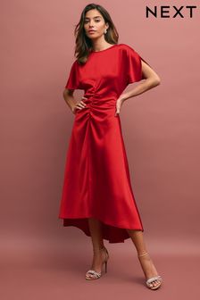 Red dresses for tall ladies on sale