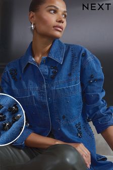 Womens denim shirt next outlet