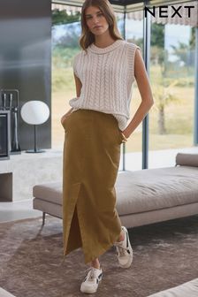 Cord skirt next shop