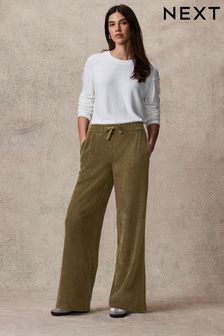 Next womens khaki trousers on sale