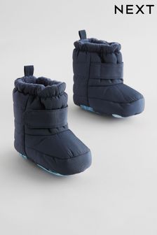 Navy Blue Thinsulate™ Lined Baby Snow Boots (0-24mths)