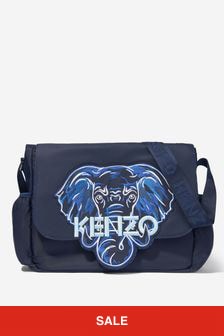 Kenzo Kids Elephant Changing Bag in Navy