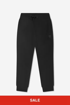 Guess Boys Logo Joggers in Black
