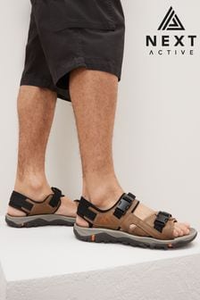 Tan Brown Sports Sandals