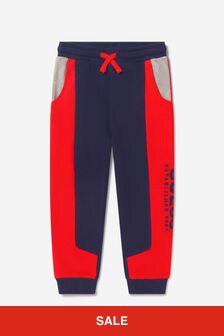 Guess Boys Logo Joggers in Blue