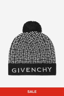 Givenchy 키즈 베이비 보이즈 울 니트 모자