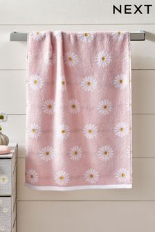 Pink Pink Daisy Towel